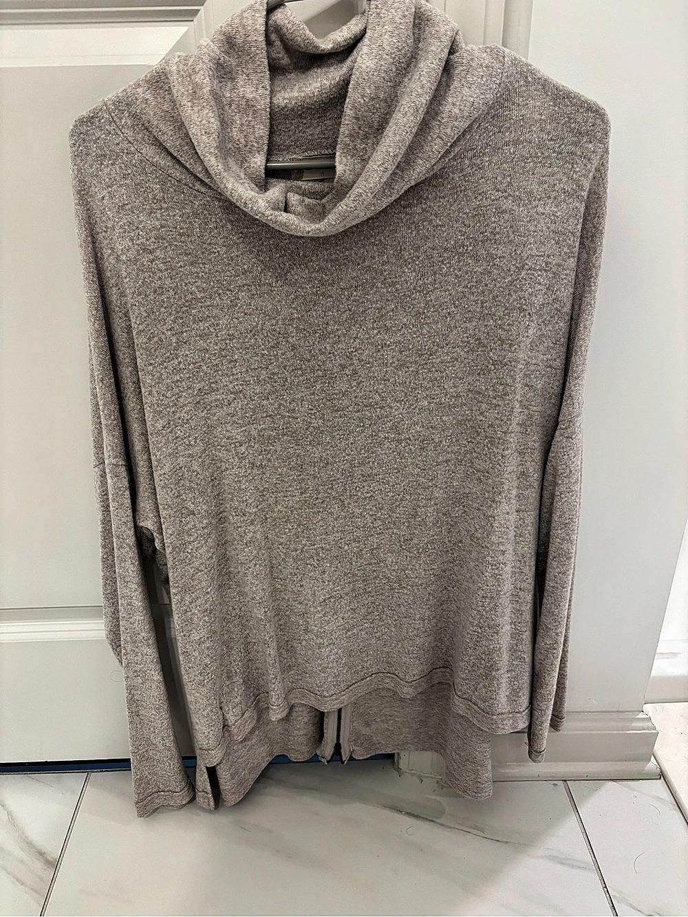 Altard State Cowl Neck Sweater in Tan Size Medium